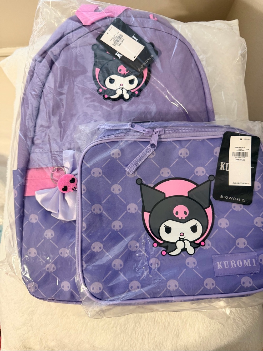 KUROMI Kids Backpack and Lunch Bag Set